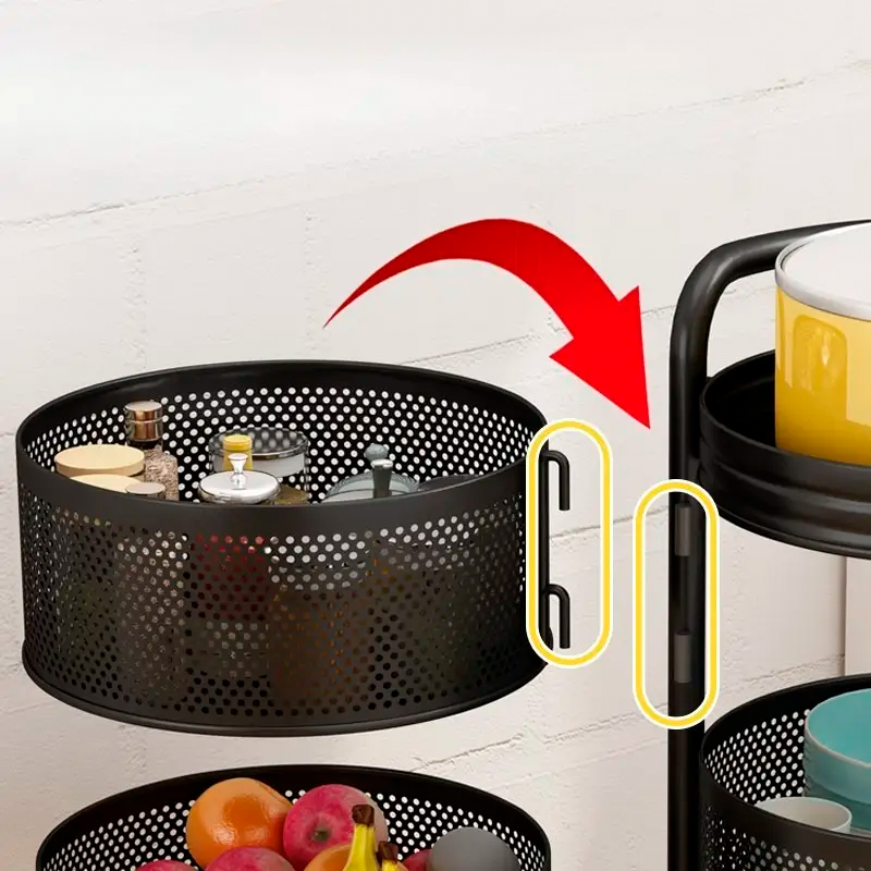 Llevá 2 y Pagá 1 - MetalRack 360° Organizador Multifunciones + Regalo Kit de Potes Herméticos