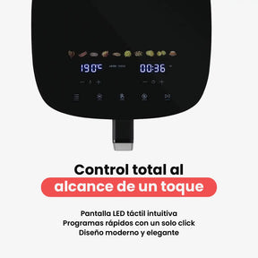 Llevá 2 y Pagá 1 - Freidora de Aire Turbo 5 en 1 + Regalo Kit Con 10 Utensilios de Cocina
