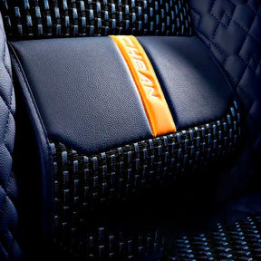 Funda Completa para Asientos de Auto en Cuero Legítimo + Juego Completo de Alfombras