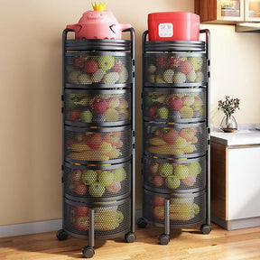 Llevá 2 y Pagá 1 - MetalRack 360° Organizador Multifunciones + Regalo Kit de Potes Herméticos